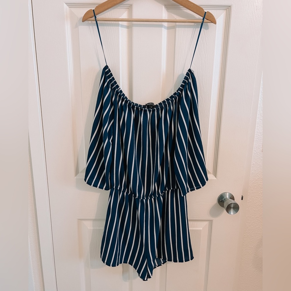 STRIPED ROMPER